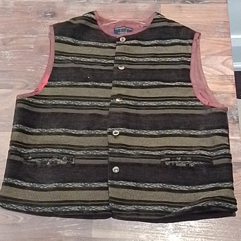 Men's Brown Vintage Vest